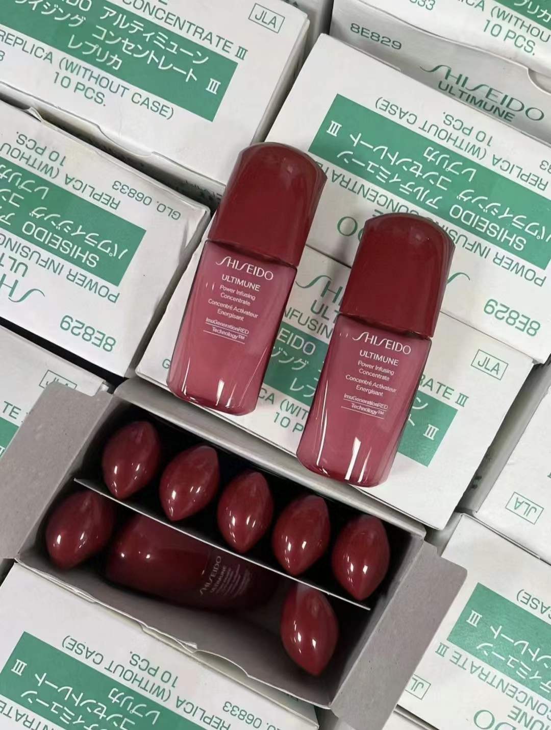 香港专柜新版4.0 Shiseido资生堂红腰子精華10ml$38支。3支起$30支。1盒10支$230=正