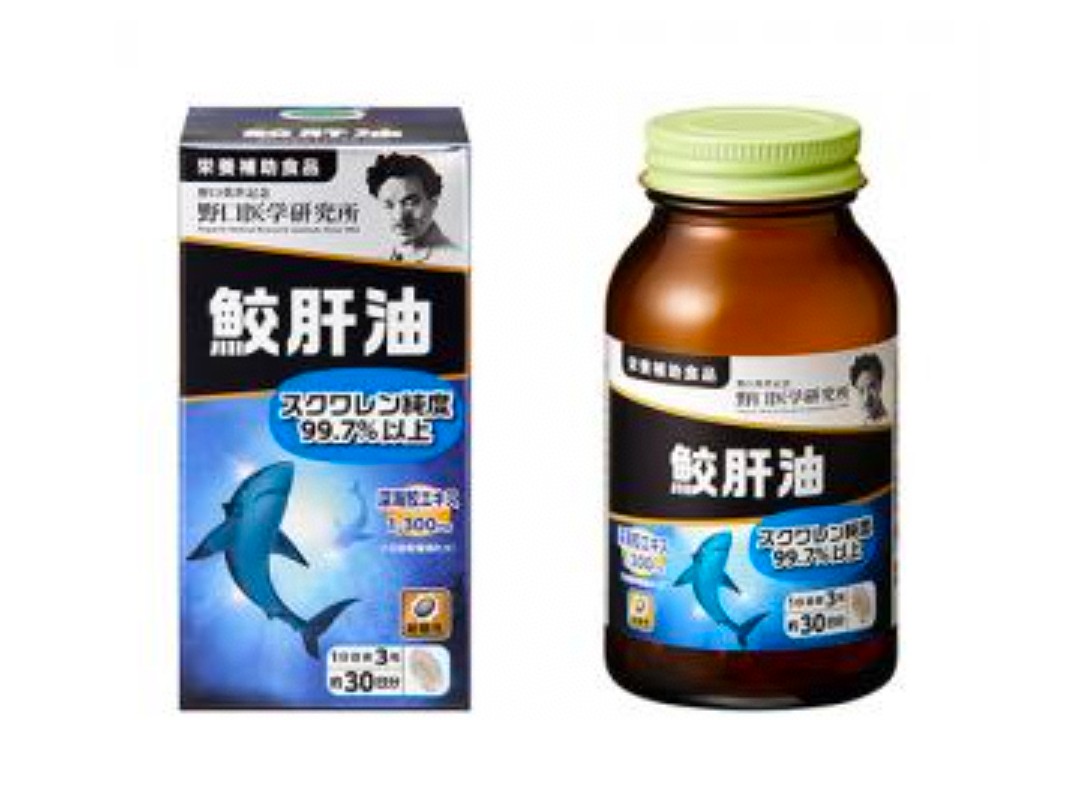 $112樽。2樽起$102樽。野口醫學研究所-鯊魚肝油644mg×90粒