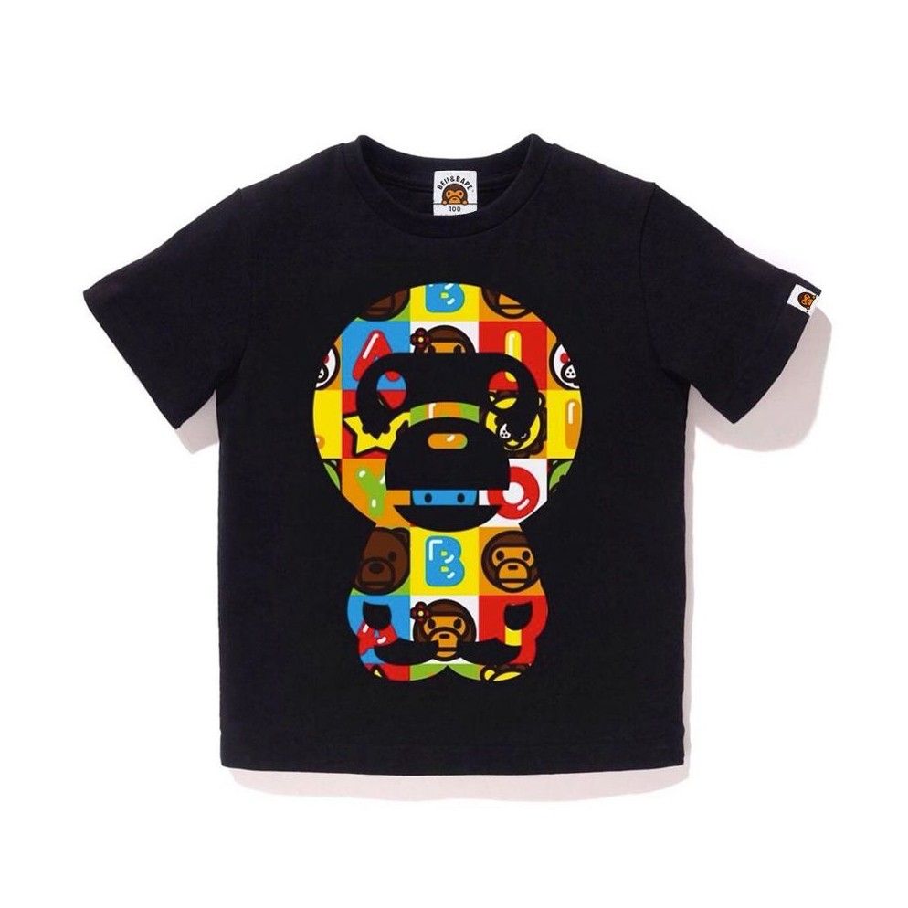 $78件。2件起$72件。Bape 兒童彩色字母印花Tee