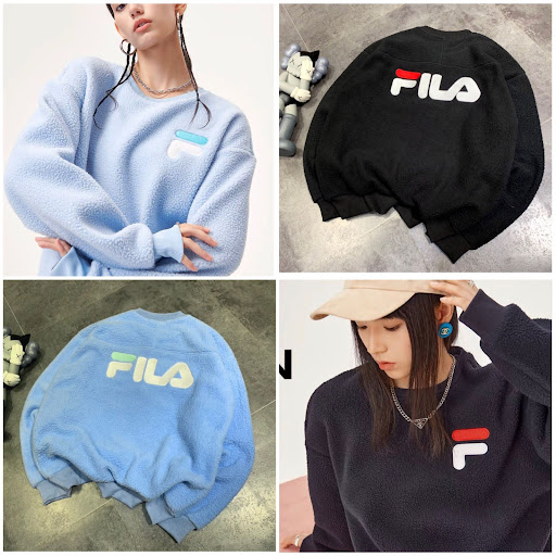 FILA羊羔绒圆领衞衣