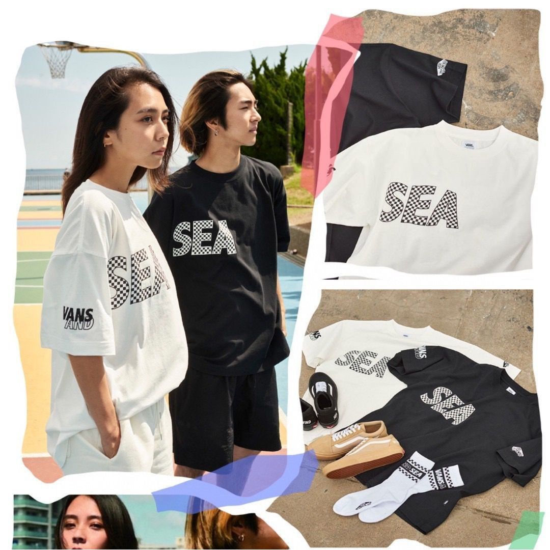 $115件。2件起$109件。VANS 聯名WAS情侶T ✨🇯🇵日版 印花圖案✨精梳棉100% 零縮率 不變形