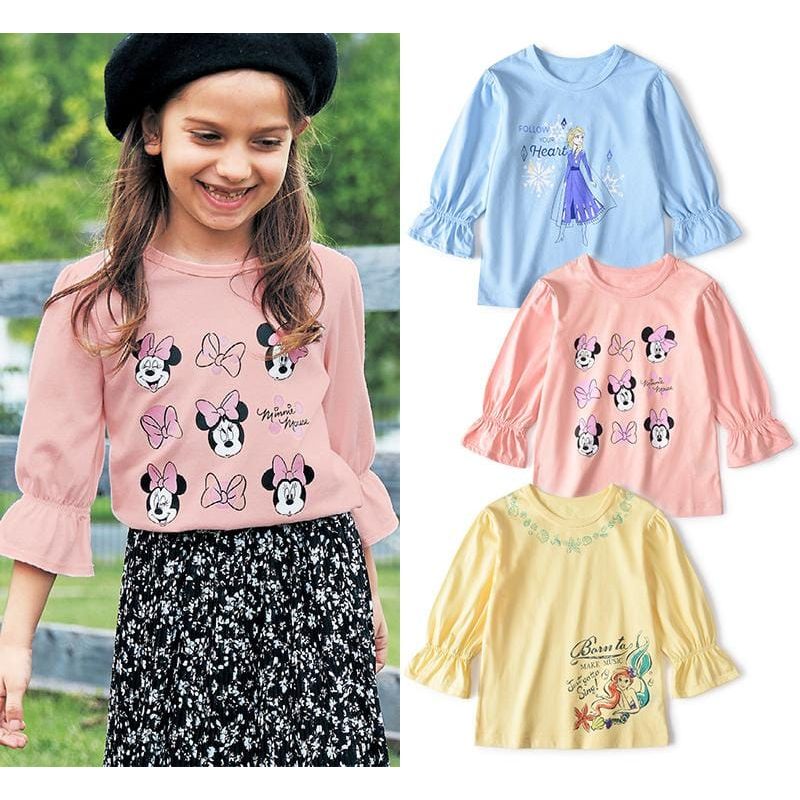 $75件。2件起$7O件。千趣會迪士尼純棉公主䄂Tee