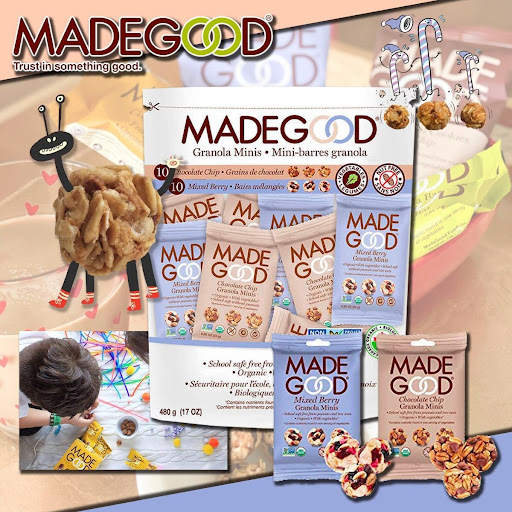 $125盒20入MADE GOOD有机迷你燕麦脆脆