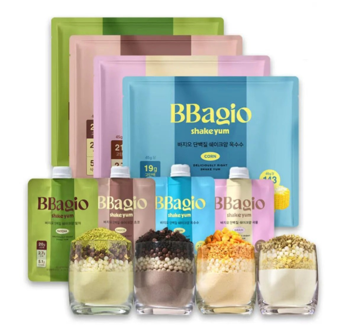 $128盒6包/2盒起$118盒/韓國直送 l BBagio shake yum 高蛋白質奶昔代餐
