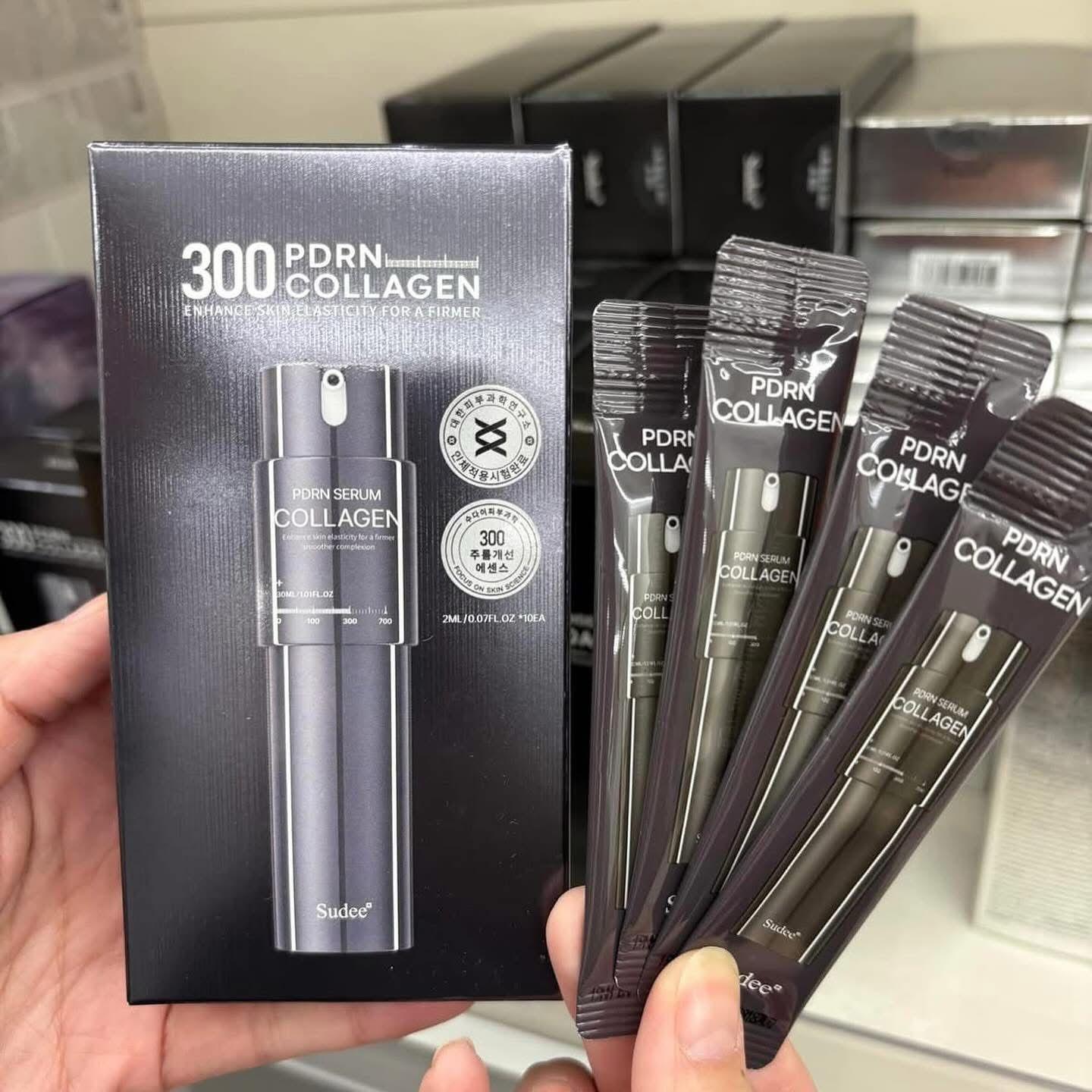 $68盒10條。2條起$65盒。Sudee 300血清胶原蛋白精華液