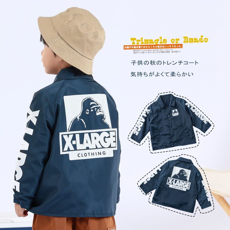 $130/1。X-LARGE 藍色風衣外套