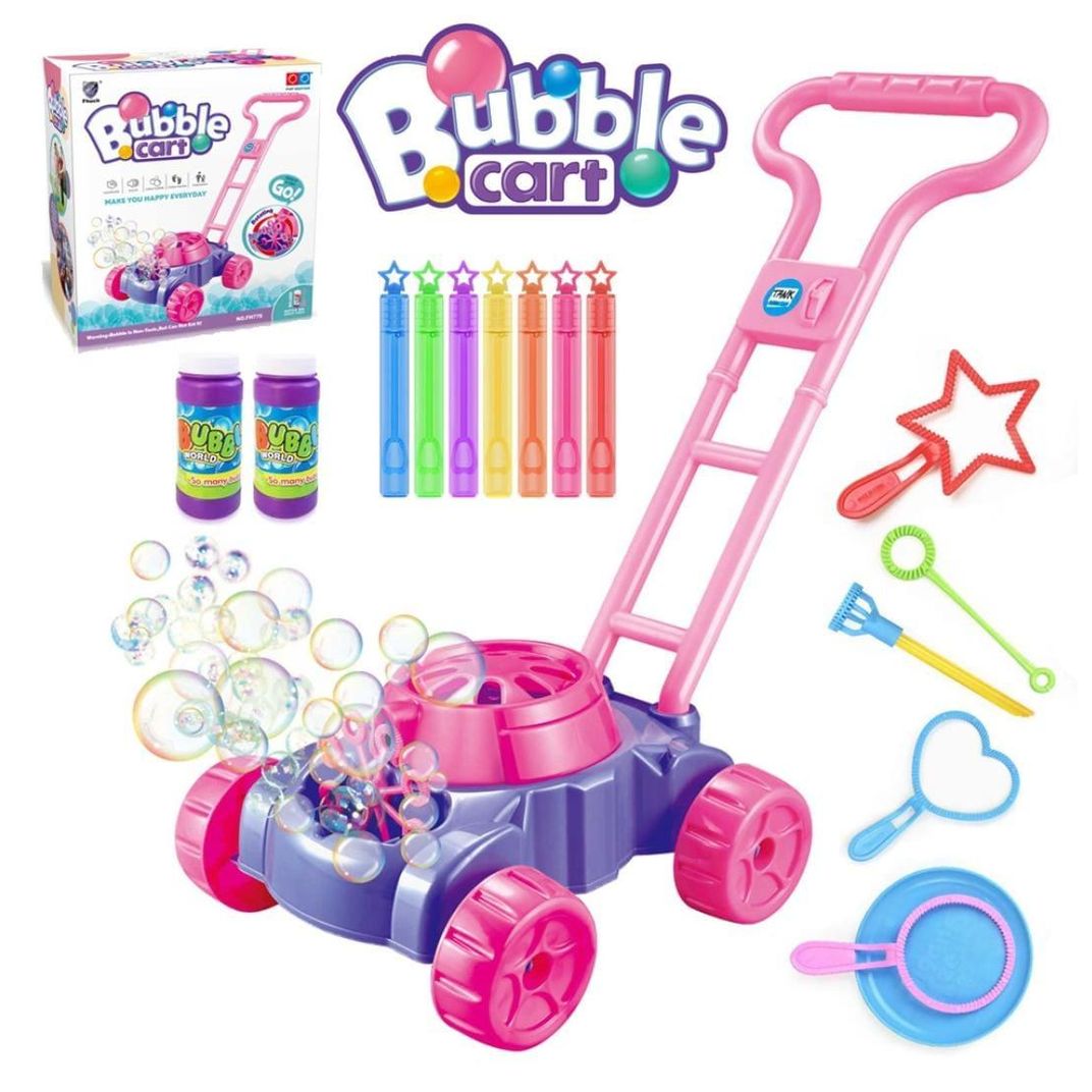 $98/1。2件起$88/1。Bubble cart手推旋轉泡泡玩具車
