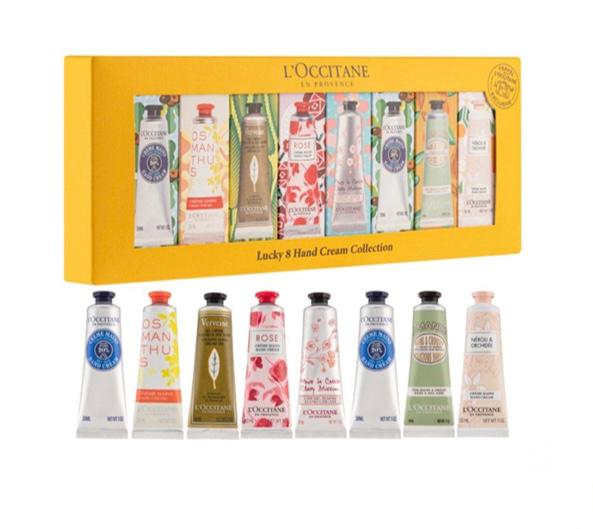 $168套。2套起$160套。L'Occitane潤手霜8件套裝 (30mlx8)