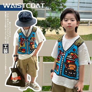多款選擇，數量有限。$88件。3件起$80件。日系男童纯棉Tee