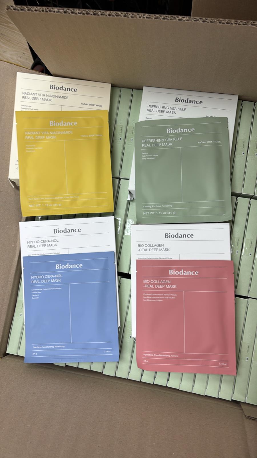 BIODANCE 深層面膜系列 - 34g * 4入$120盒。2盒起$110盒。現貨