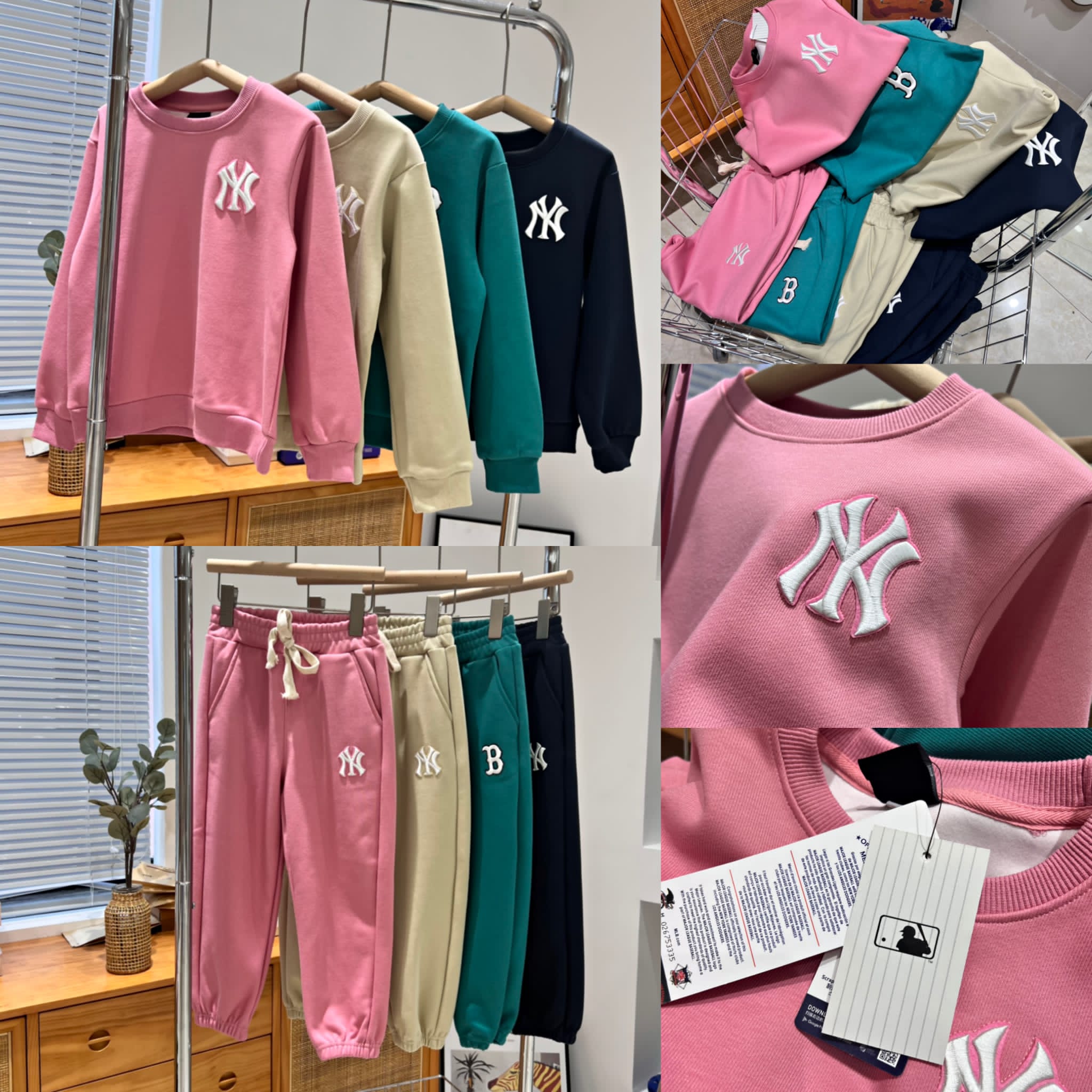 $138套。2套起$130套。MLB兒童運動套裝 (4色)