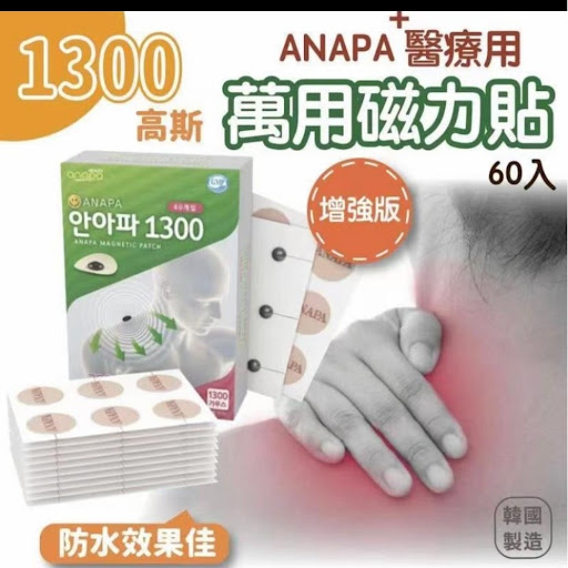 🇰🇷韩国ANAPA 万用磁力贴 (60贴/盒)$66盒
