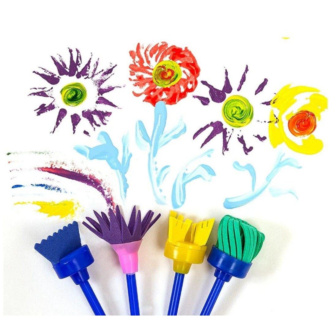 $75套30件。兒童創意DIY繪畫海綿刷工具30件套裝