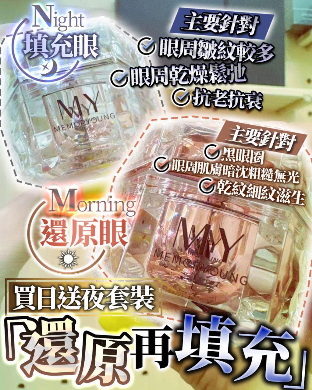 $320套現货。日夜眼套装  有效击退黑眼圈 👀 眼周皺纹