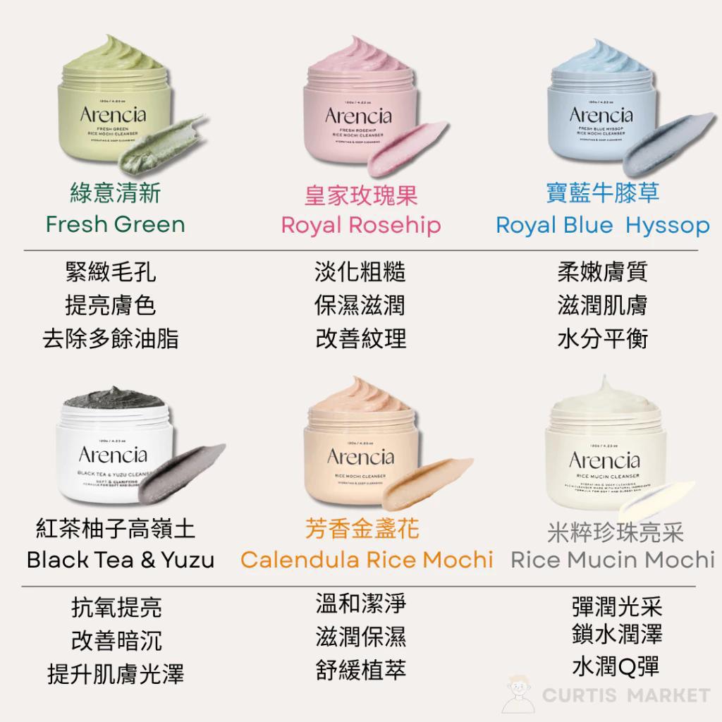 $105個。2個起$95個。Arencia 年糕潔面乳