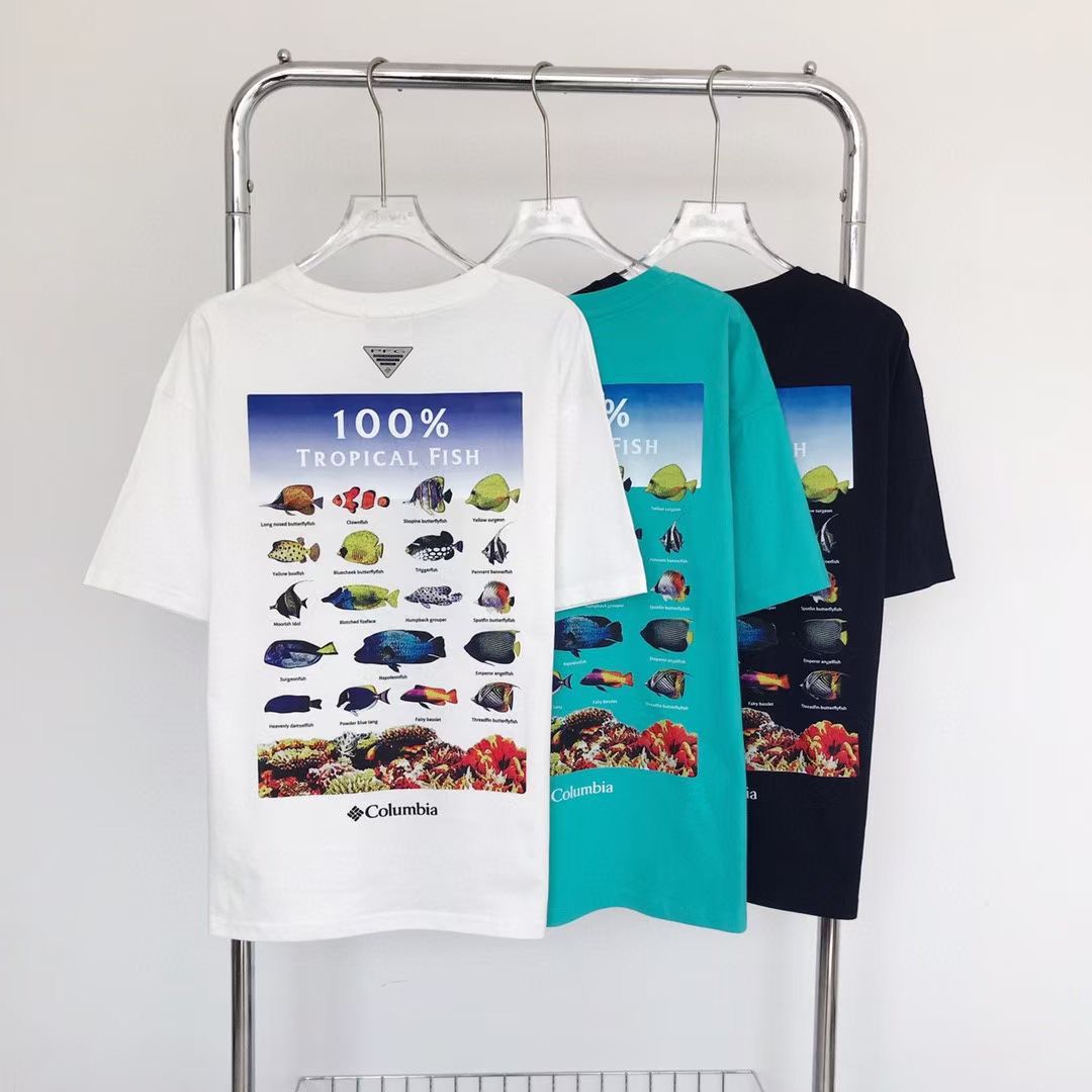 $158件。2件起$150件。2023年夏季新品✨BEAMS BOY✖️Columbia哥倫比亞聯名款 後大logo印花短袖T恤