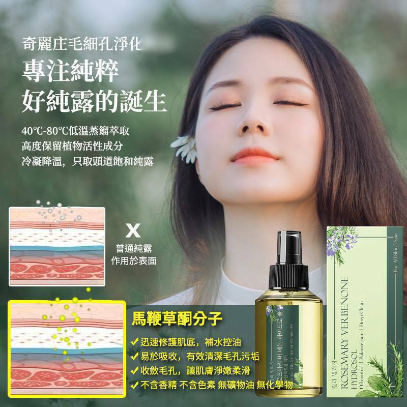 $55支。2支$95。韩国奇丽庄毛孔淨化化妝水125ml