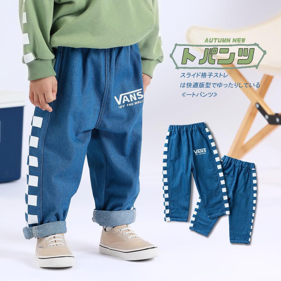 $118/1。日系VANS格仔牛仔裤
