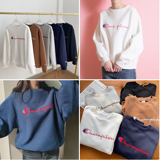 Champion新款刺繡字樣衛衣