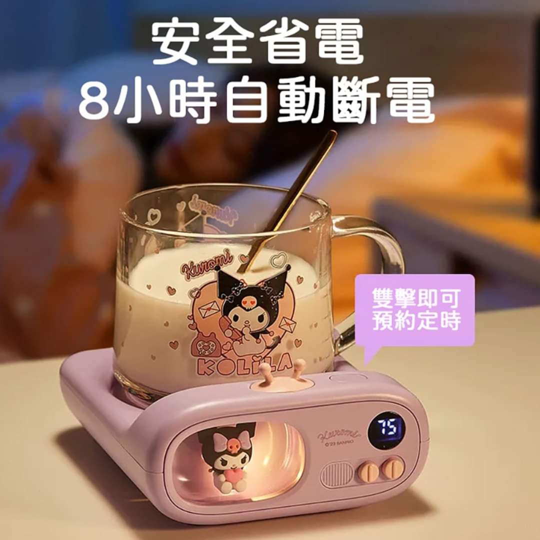 $105件。2件起$95件。Sanrio卡通USB便攜智能保溫加熱杯墊(不包杯)