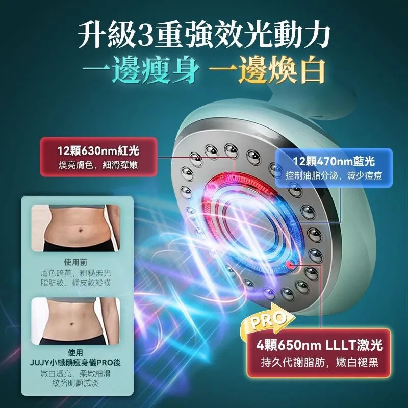 $688  日本JUJY 小纖鵝超音波PLUS LLLT全身溶脂光嫩瘦身儀 PRO